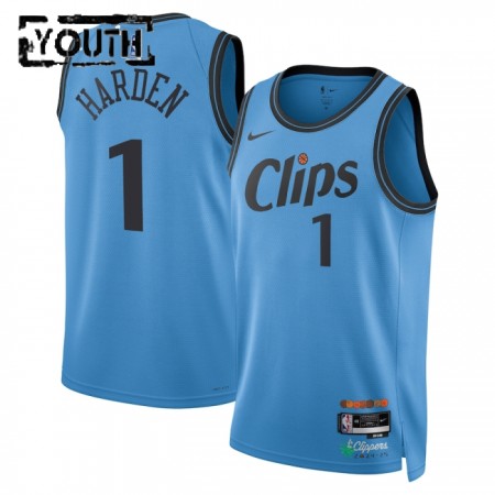 Los Angeles Clippers James Harden Nike 2024-25 City Edition Sininen Pelipaidat Swingman - Lasten